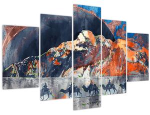 Kép - A sweathouse-ok illusztrációja (150x105 cm)
