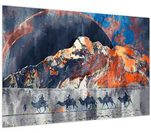 Kép - A sweathouse-ok illusztrációja (90x60 cm)