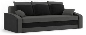 HEWLET MODEL 2 Nagy méretű kinyitható kanapé Fekete / szürke