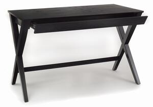 Stílusos íróasztal Naroa 120 cm - fekete