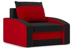 HEWLET fotel Fekete /piros