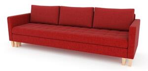 OSLO II nagyméretű kinyitható kanapé Piros