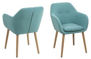 Stílusos szék Nashira - azúr kék