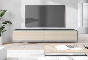 MENDES D 3 TV asztal, 180x30x33, matera/tölgy gaja, LED nélkül