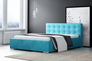 DIANA kárpitozott ágy (kék) 140x200cm
