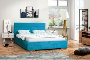 MONIKA kárpitozott ágy (kék) 140x200 cm