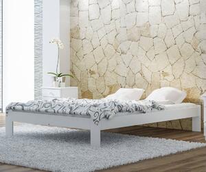 AMI bútorok Adéla ágy tömör fenyő 120x200cm fehér