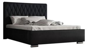 REBECA kárpitozott ágy+ágyrács, Siena01 gombbal/Dolaro08, 160x200