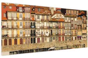 Kép - Vízparti negyed, Portugália (120x50 cm)