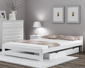 AMI bútorok Ran VitBed fehér fenyő ágy 120x200cm