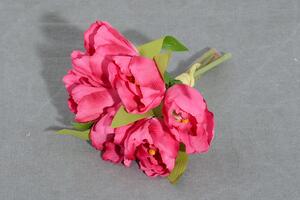 Művirág csokor TULIPÁNOK rózsaszín