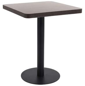 Bisztróasztal - MDF - 60x60 cm - Sötétbarna