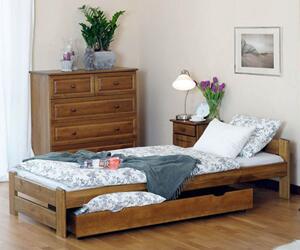 AMI bútorok Euro ágy 90x200 tölgy