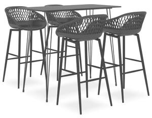 5 részes fekete bárszett