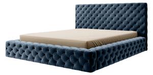 PRINCCE kárpitozott ágy + ágyrács, 180x200, lukso 40