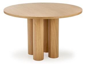 Asztal Houston 1404, Tölgy, 77cm, Közepes sűrűségű farostlemez, Természetes fa furnér