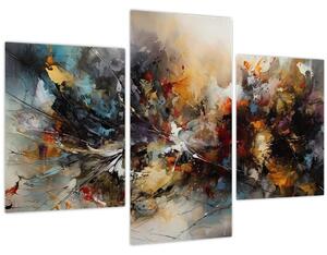 Kép - Absztrakt grafika (90x60 cm)