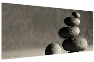 Kép - Szürke kövek (120x50 cm)