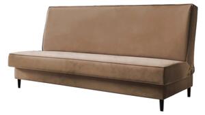 PETRONELA ágyazható kárpitozott kanapé, 200x93x90, fresh 03/fekete