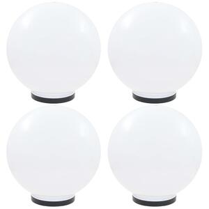 4 db LED gömblámpa 40 cm PMMA