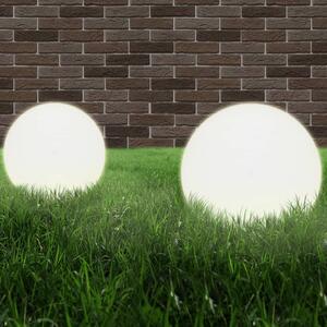 2 db LED gömblámpa 40 cm PMMA
