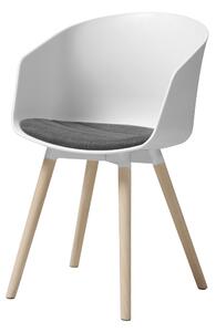 Ízléses szék Almanzo fehér / antracit
