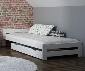 AMI bútorok Ran VitBed fehér fenyő ágy 90x200cm