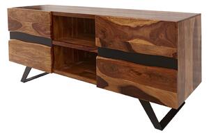 TV asztal ZONA 140 cm - paliszander, természetes