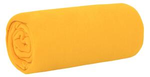 Fleece takaró MARA mustár színű