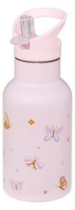 Hőtartó gyerek kulacs – 350 ml, Pillangós