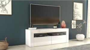 DEKO 2D TV asztal 140 cm fényes fehér