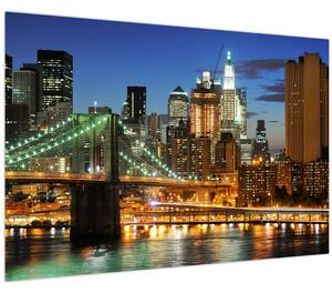 Kép - Híd New Yorkkal (90x60 cm)