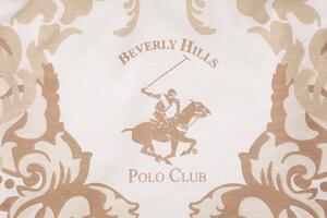 Ranforce Pamut Ágyneműhuzat, Beverly Hills Polo Club BHPC 024 Krém / Fehér, 200 x 220 cm