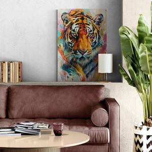 Kép tigris festmény utánzata