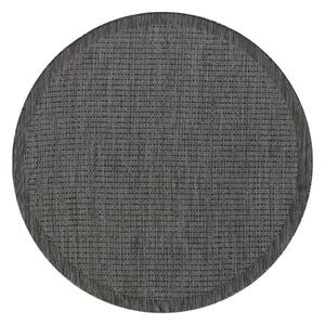 Sötétszürke kerek kültéri szőnyeg ø 120 cm Giza – Ayyildiz Carpets