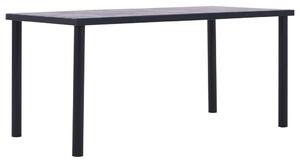 VidaXL Étkezőasztal - Betonhatású MDF - 160x80 cm
