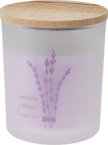 Flora home Lavender gyertya az üvegben, 8,8 x 10 cm