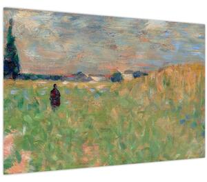 Kép - Georges Seurat, A Summer Landscape, reprodukciók (90x60 cm)