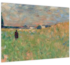 Kép - Georges Seurat, A Summer Landscape, reprodukciók (70x50 cm)