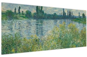 Kép - Claude Monet, Banks of the Seine, reprodukciók (120x50 cm)