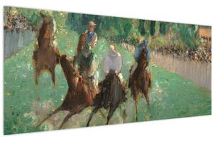 Kép - Edouard Manet, At the Races, reprodukciók (120x50 cm)