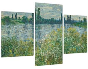 Kép - Claude Monet, Banks of the Seine, reprodukciók (90x60 cm)