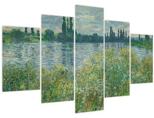 Kép - Claude Monet, Banks of the Seine, reprodukciók (150x105 cm)