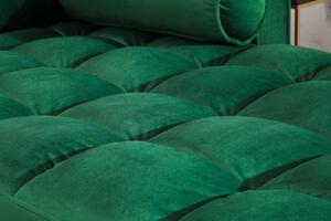 Sarok ülőgarnitúra Adan II 260 cm smaragdzöld bársony