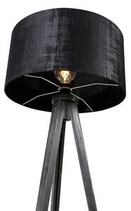 Állványlámpa állvány fekete fekete árnyékolóval 50 cm - Tripod Classic