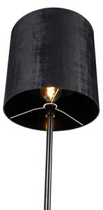 Modern állólámpa fekete árnyalatú fekete 40 cm - Simplo