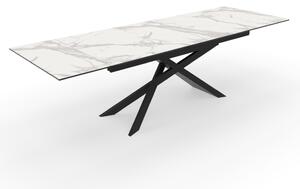 Széthúzható kerámia étkezőasztal Natasha 180-220-260 cm szürke