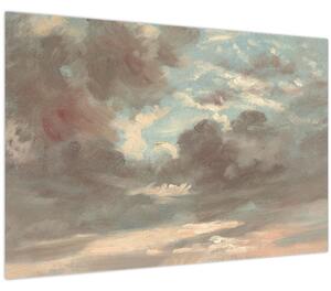 Kép - John Constable, Cloud Study Stormy Sunset, reprodukciók (90x60 cm)