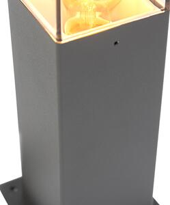 Modern álló kültéri lámpa 30 cm antracit IP44 - Dánia