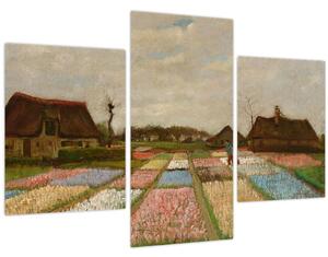Kép - Vincent van Gogh, Flower Beds in Holland, reprodukciók (90x60 cm)